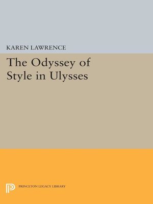 cover image of The Odyssey of Style in Ulysses